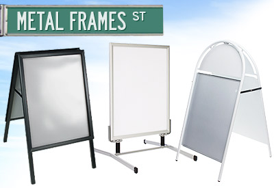 Custom Large A Board Pavement Sign Outdoor Street Advertising Display 