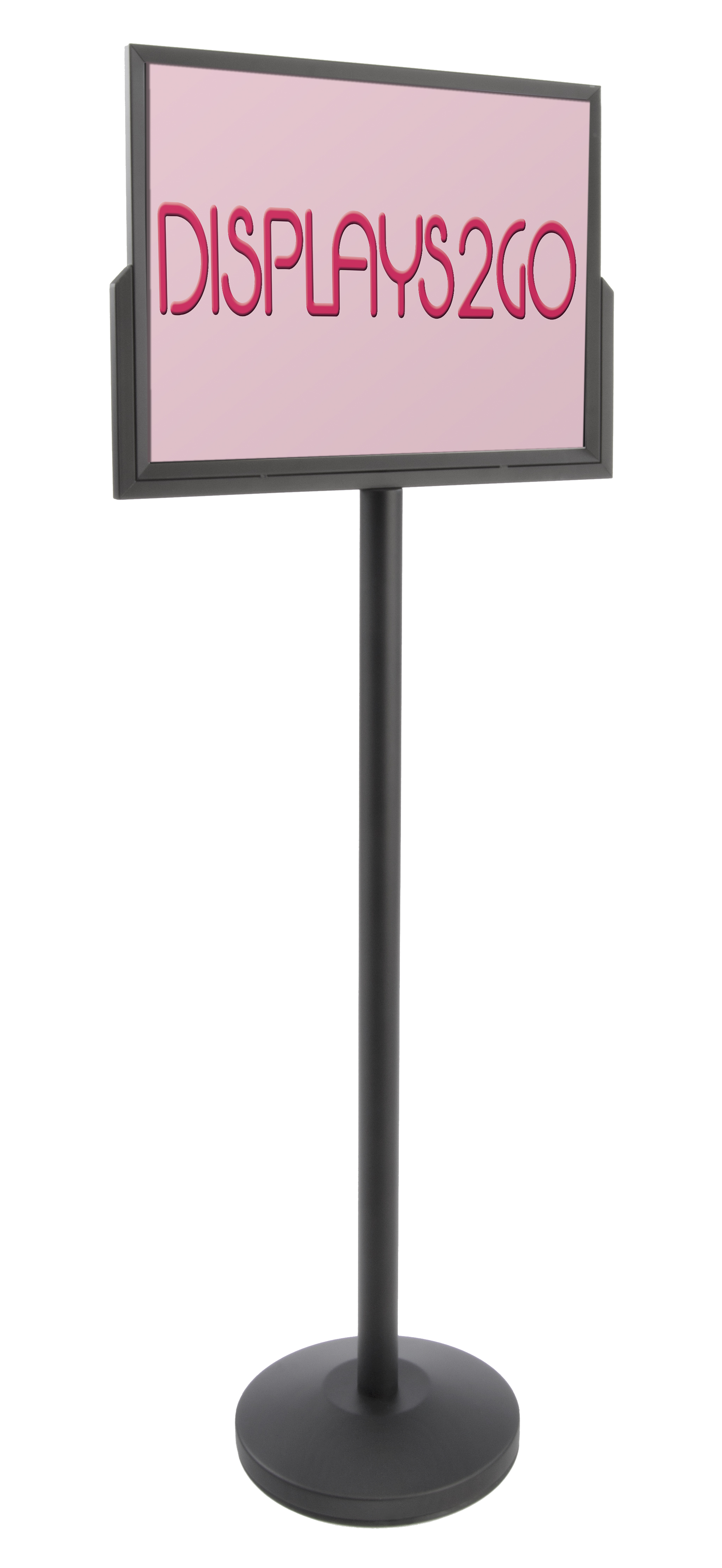 Standy Post Stanchion Post with Sign Holder | 24