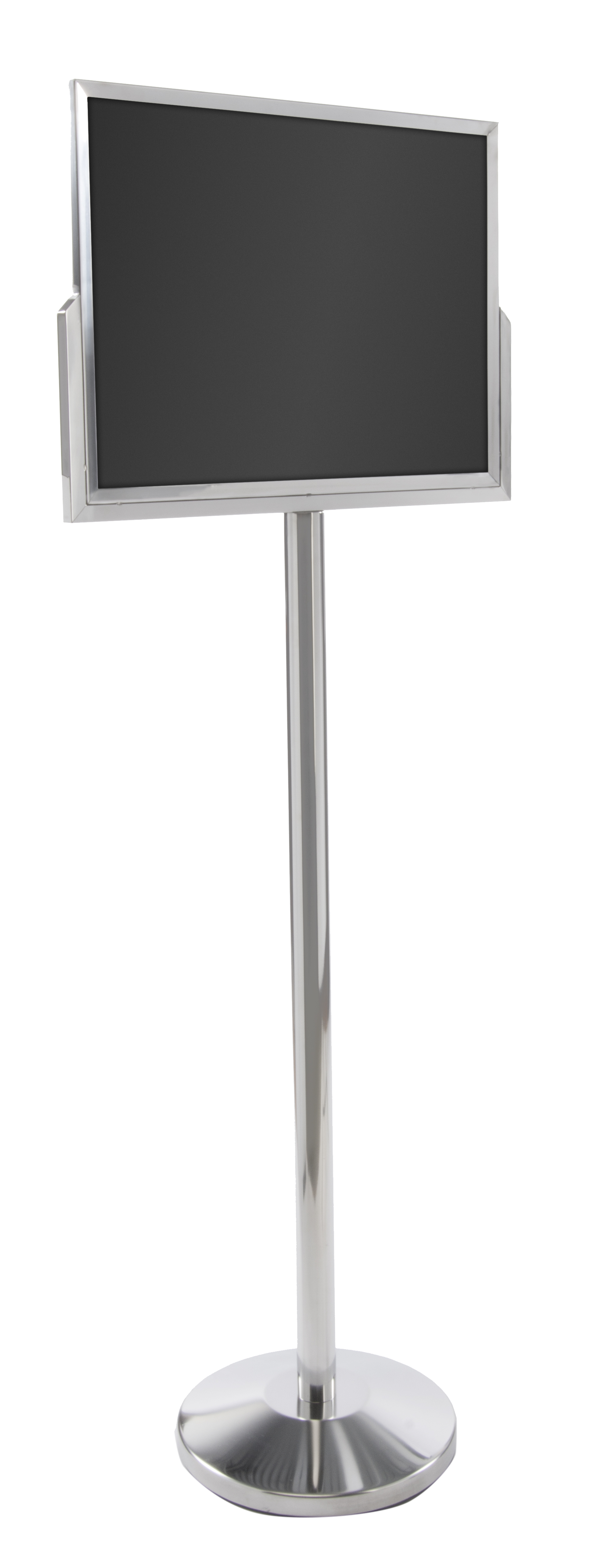 Stanchion Post with Sign Holder | 24