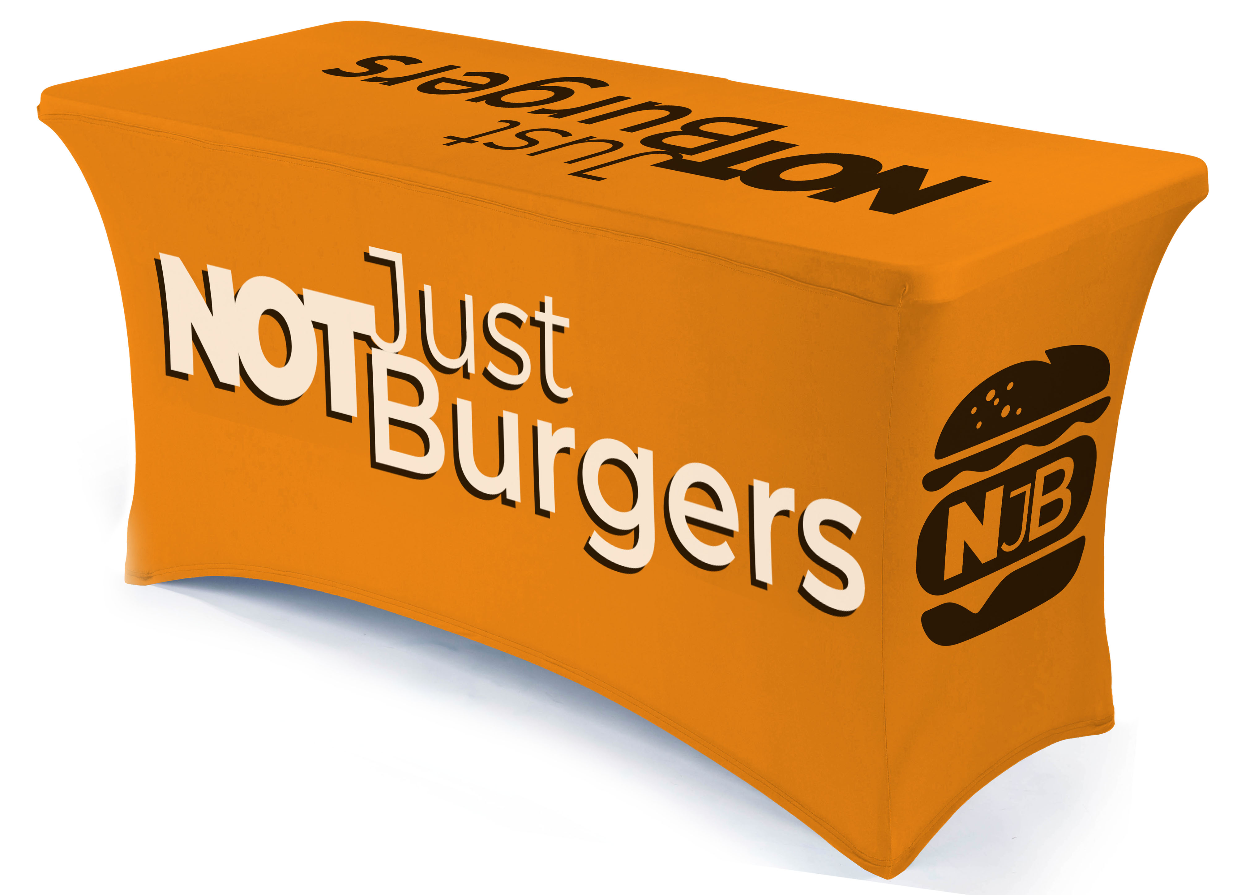 Stretch Table Covers with Custom Graphics, Fitted Design - Full Color - Image 2