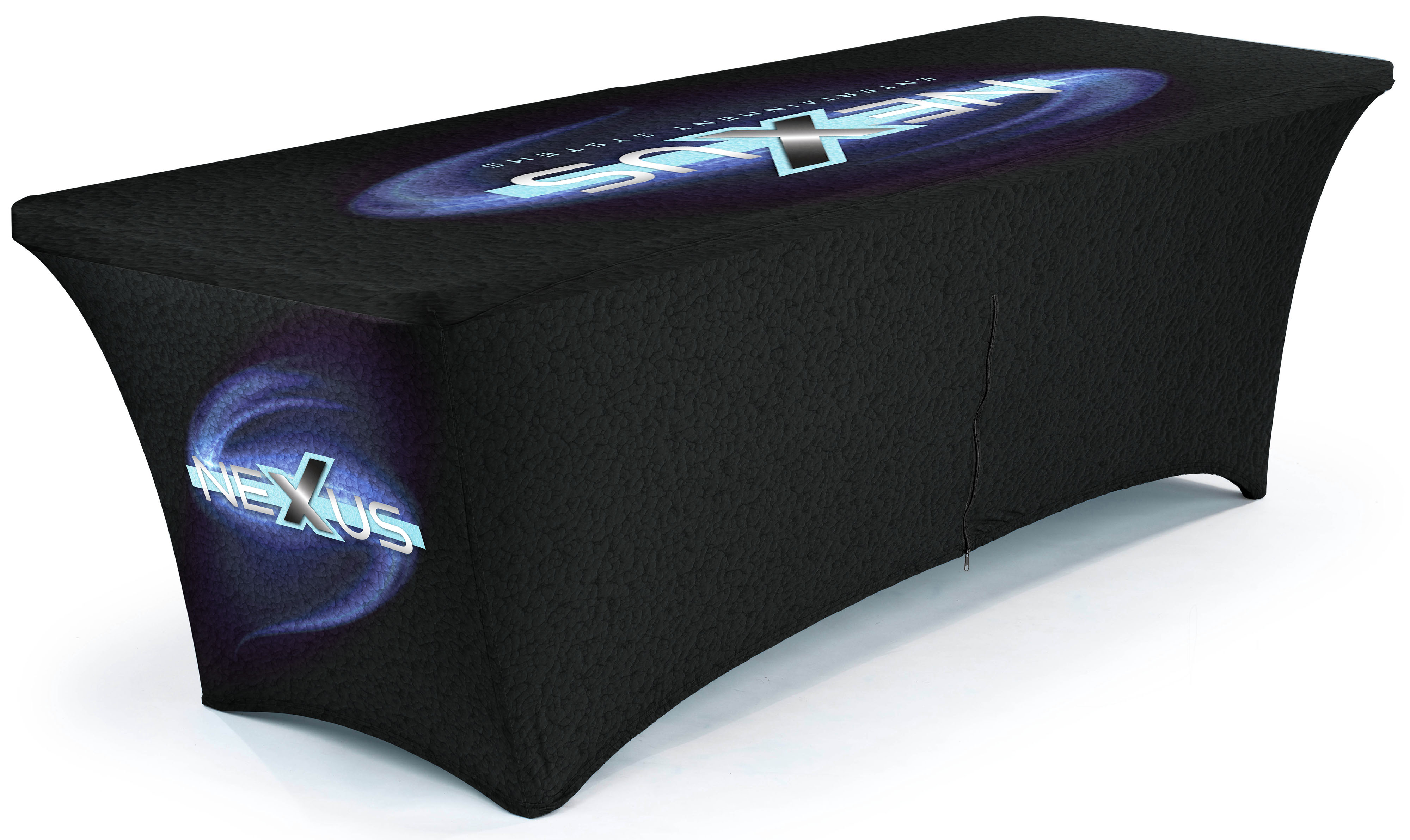 Stretch Table Covers with Custom Graphics, Fitted Design - Full Color - Image 2