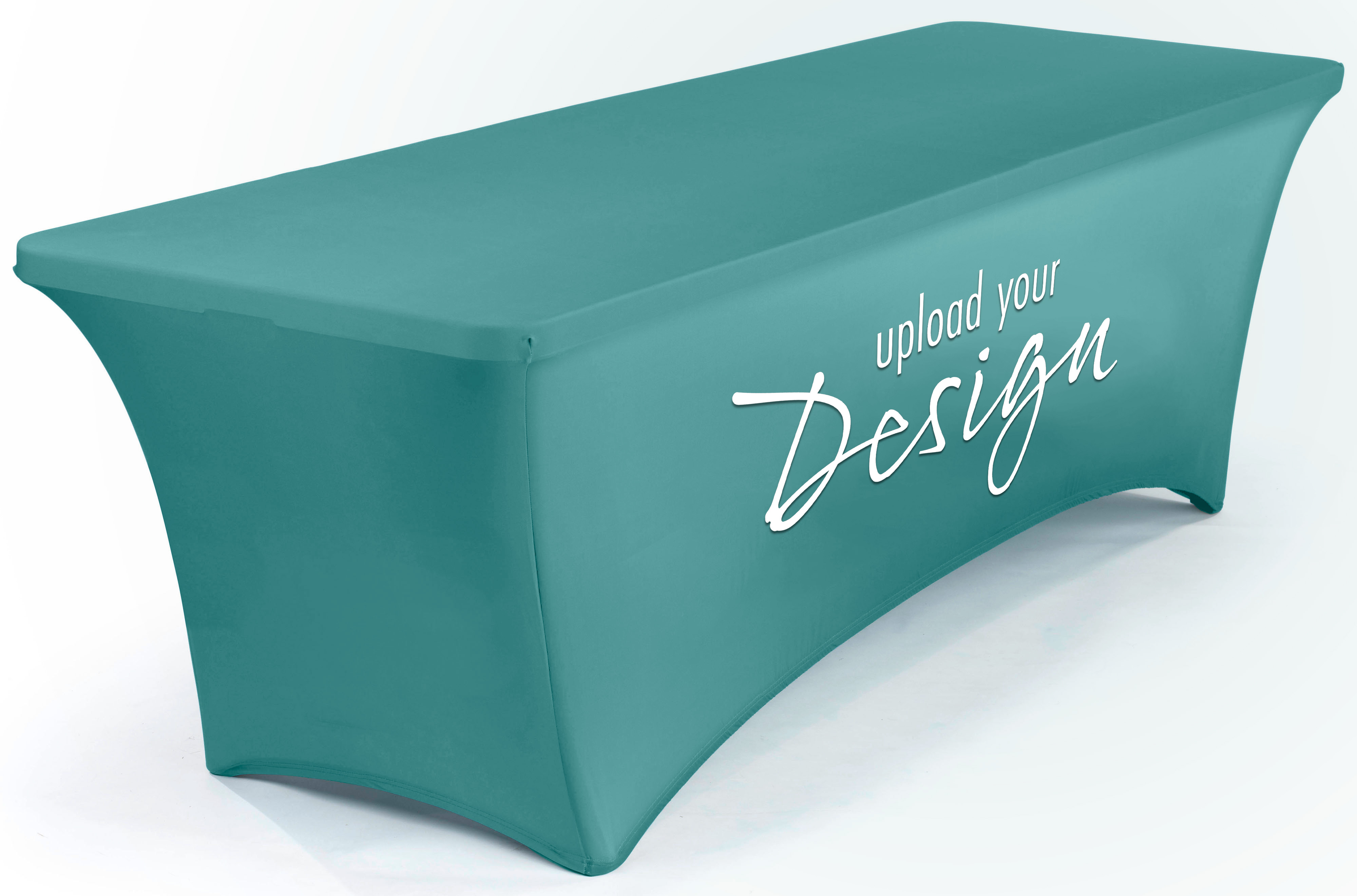 Stretch Table Covers with Custom Graphics, Fitted Design - Full Color - Image 3