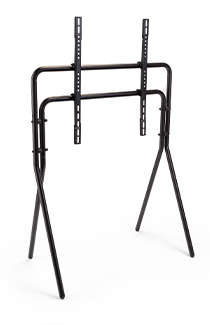  Artistic studio TV floor stand with 4 sturdy metal legs 
