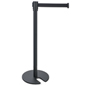 Black Stackable Stanchion with Matte Finish