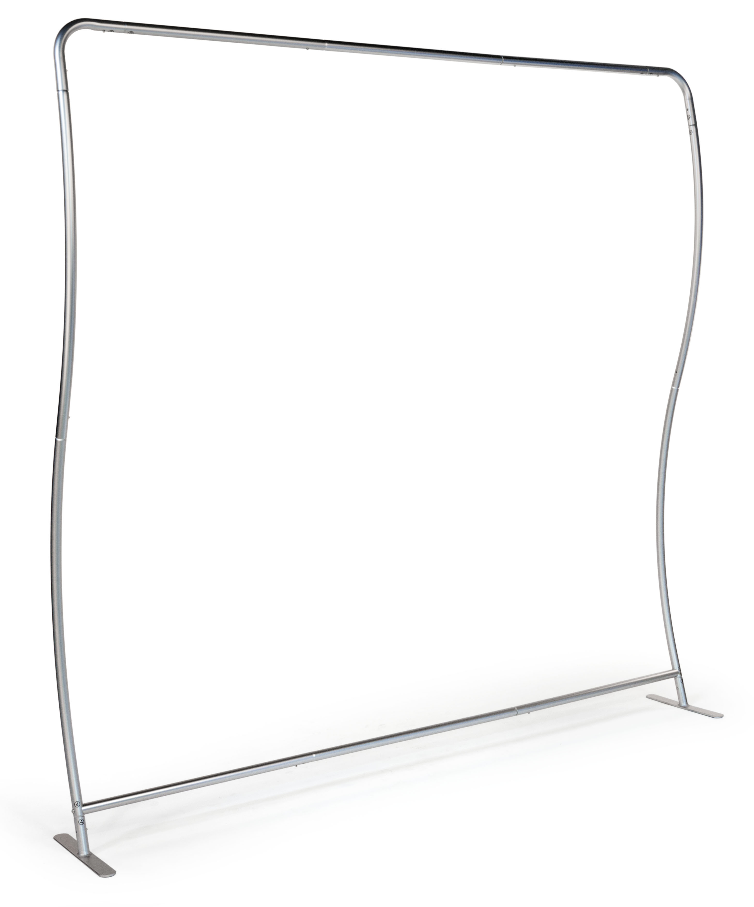 Waved Top Backdrop Single Sided 8’ Wide Wave Backdrop | Custom Digital Printing | Displays2Go