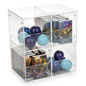 Stackable Set of 4 Plastic Display Containers