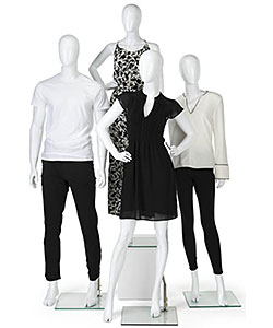 Shop dummy fashion store clothes mannequin Stock Photo