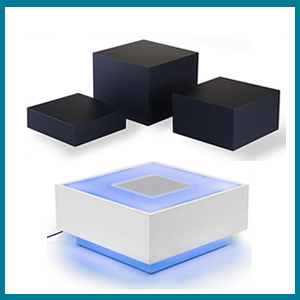 Acrylic Countertop Risers for Digital Product Images