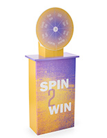 Custom printed prize wheel