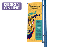Design your own street pole banner
