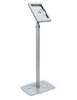 Silver freestanding tablet stand for Microsoft Surface Pro