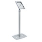 Durable silver freestanding tablet stand for Microsoft Surface Pro