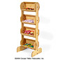 wood bulk display bin