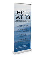 Custom printed swap-out retractable banner with full color printing