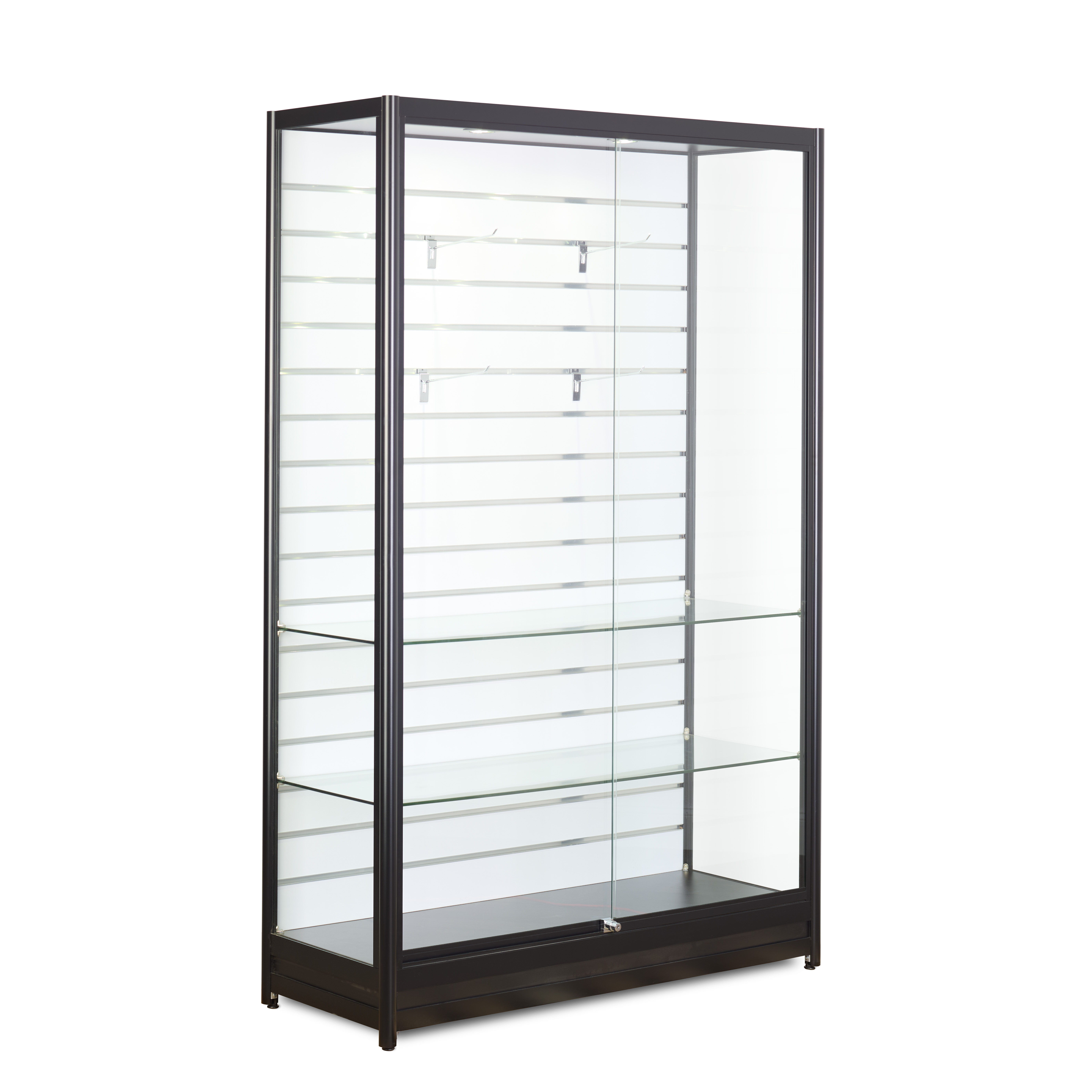 Slatwall Display Case | LED Lighting | Displays2Go