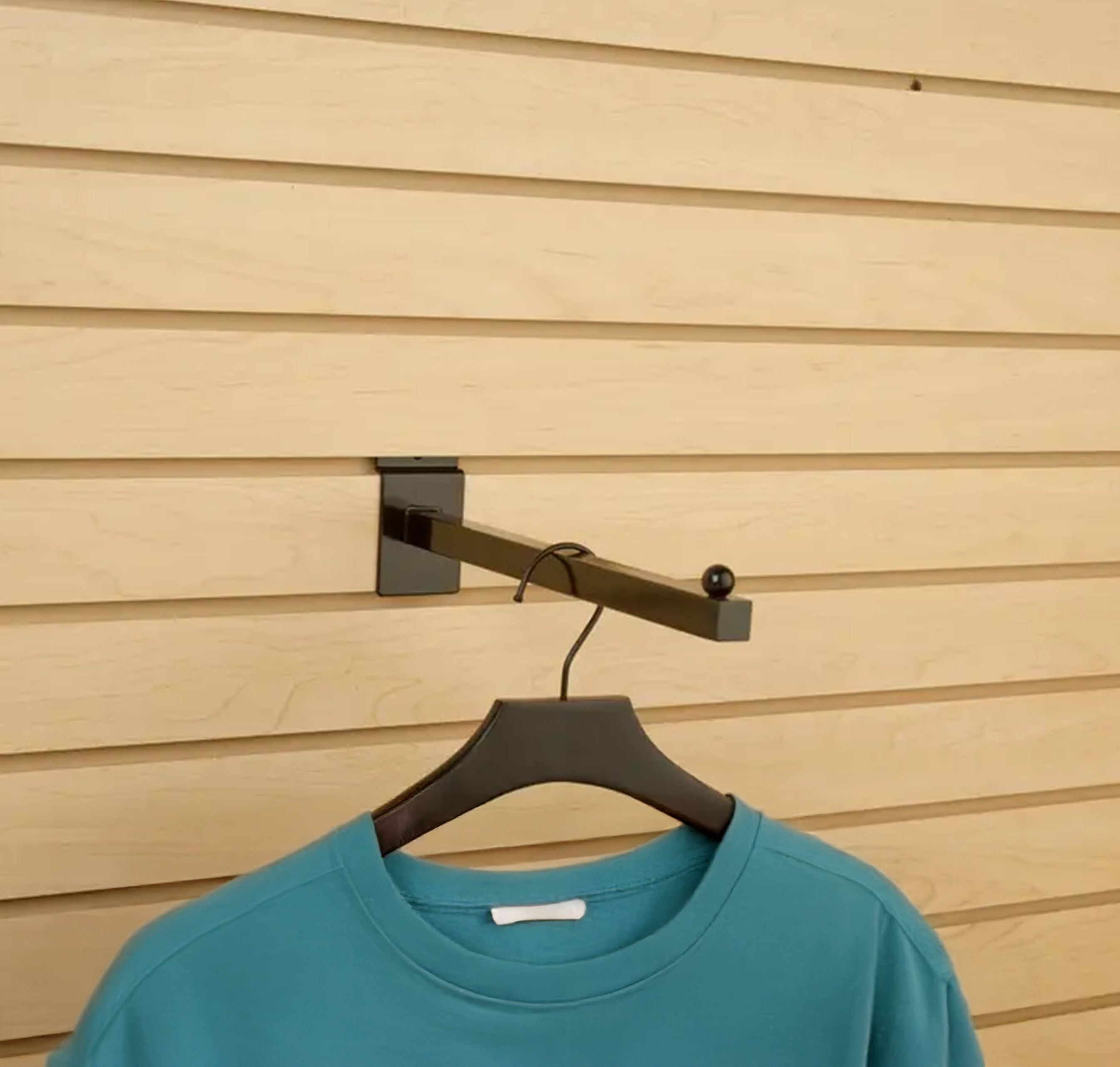 12" Slatwall Straight Square Faceout With Square Tubing - Image 2