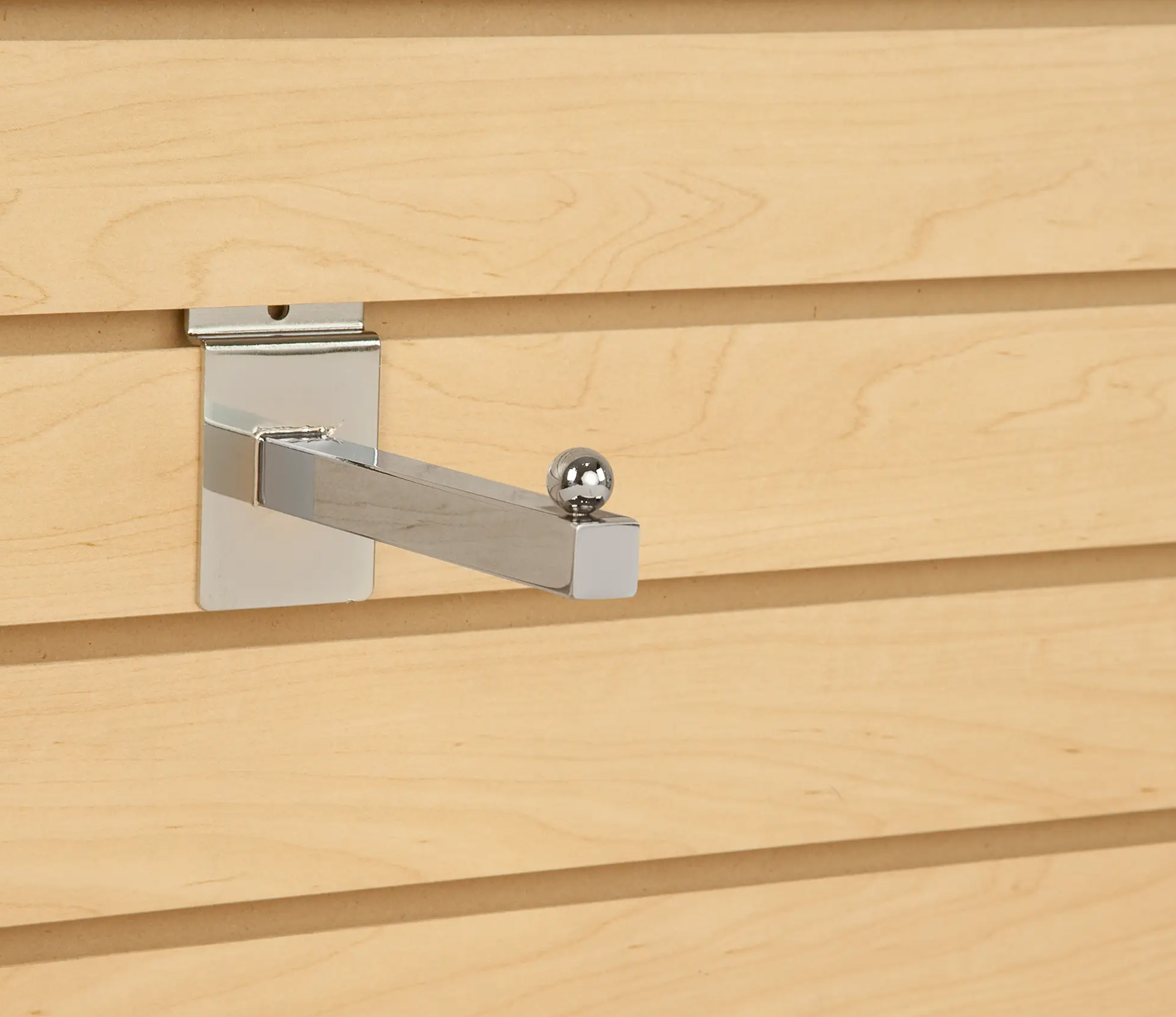 12" Slatwall Straight Square Faceout With Square Tubing - Image 2