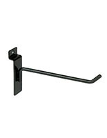 Slatwall hooks with black finish