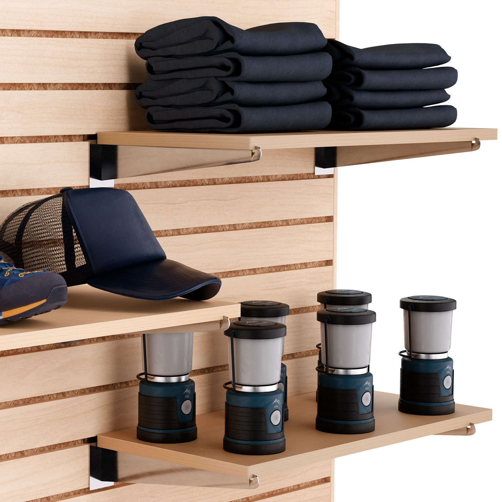 12 x 24-Inch Shelves for Slatwall, Set of 8 - Image 2