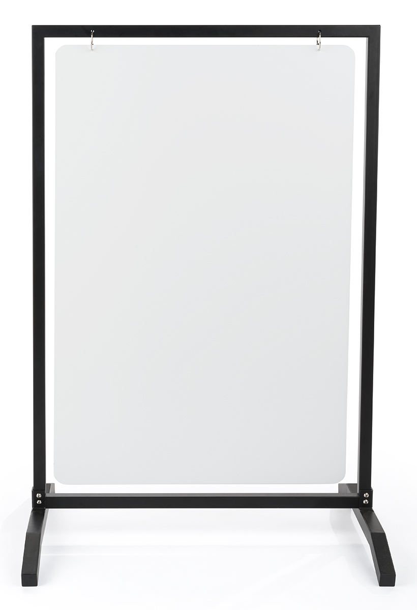 24" x 36" T-Frame Sidewalk Sign Stand Stand, Aluminum Board, Custom Printing - Black - Image 2