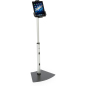 Black and Silver Universal Tablet Floor Stand