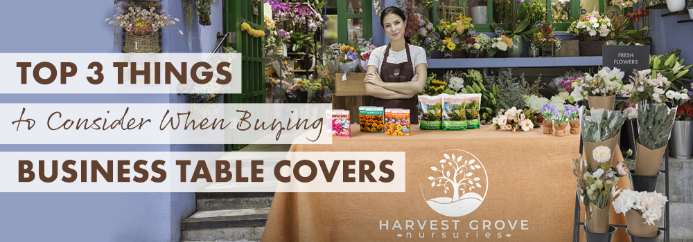 Tips for purchasing business table covers for your event