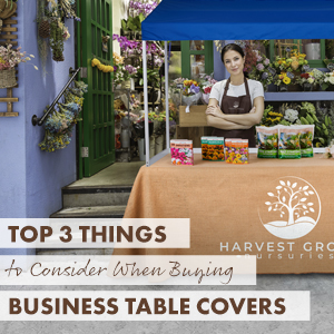 tips for shopping branded table covers