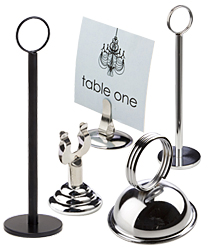 Table Tent Sign Holders | Clear Acrylic Displays for Restaurants