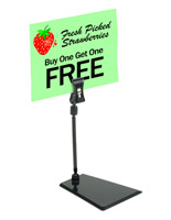 table top sign clip includes signholder