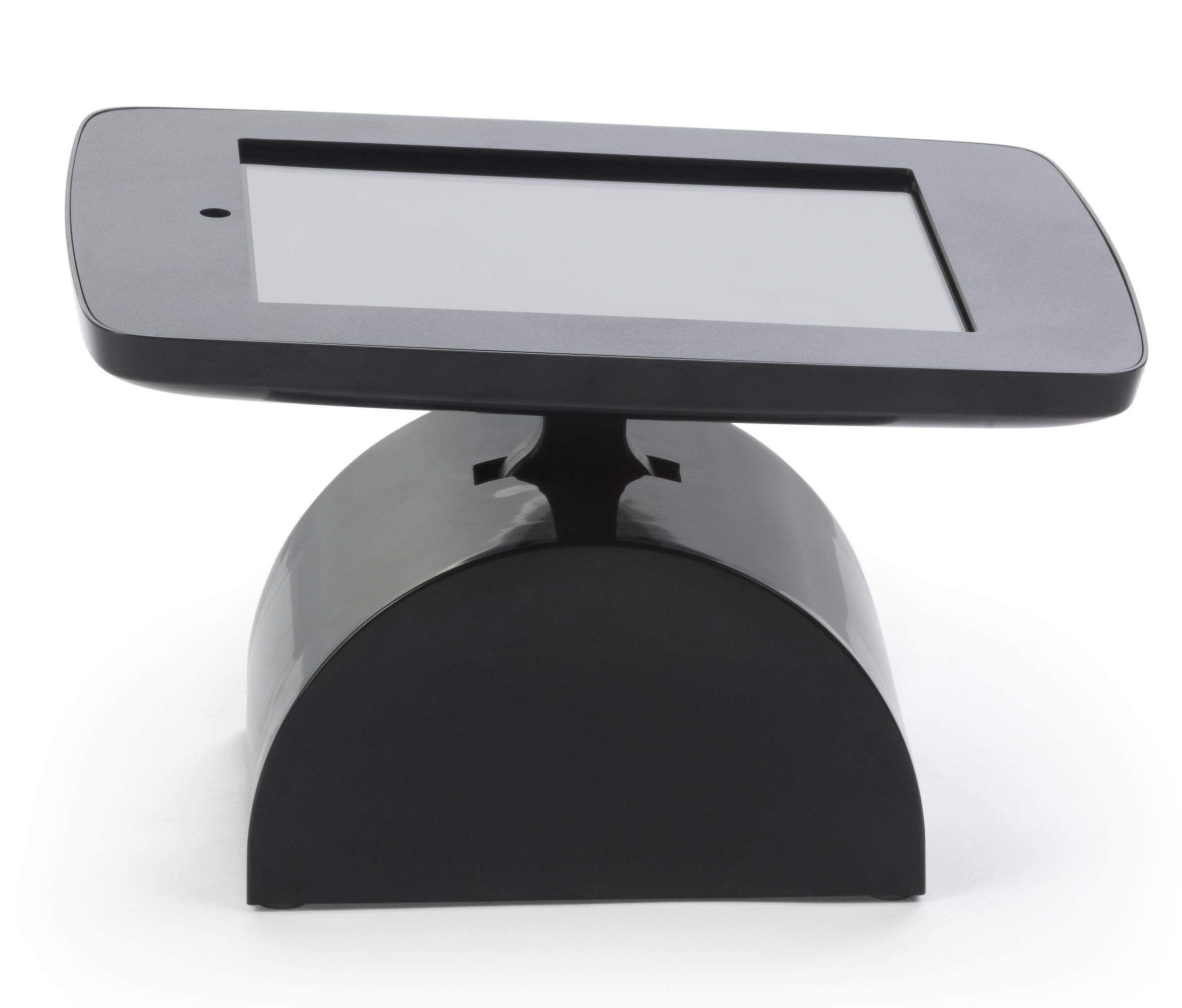 iPad Counter Stand w/ Flip Screen Share, Locked Enclosure, Hidden Home Button - Image 3