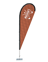 Custom Teardrop Flag with 10' banner