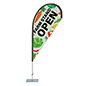 Custom Teardrop Flag with digital printing