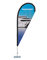 Custom Teardrop Flag with custom printing