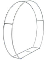 Circular Backwall Display with Unique Design