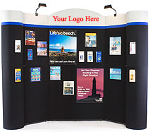 Curved Pop Up Displays | Portable Booth Backdrops