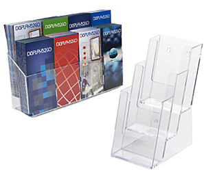 Buy Slanted Single-Sheet Table-Top Brochure Holders Online