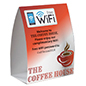 Custom table tents 4in wide x 6in tall