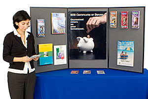 Tabletop Exhibit Displays  Portable Display Boards & Graphics