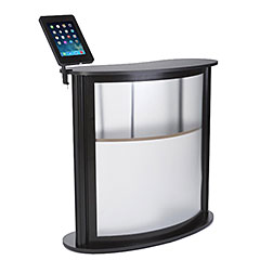 Portable counters with tablet enclosures
