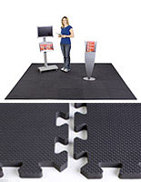 Foam Premium Interlocking Trade Show Mats 10x20 Ft. Kit