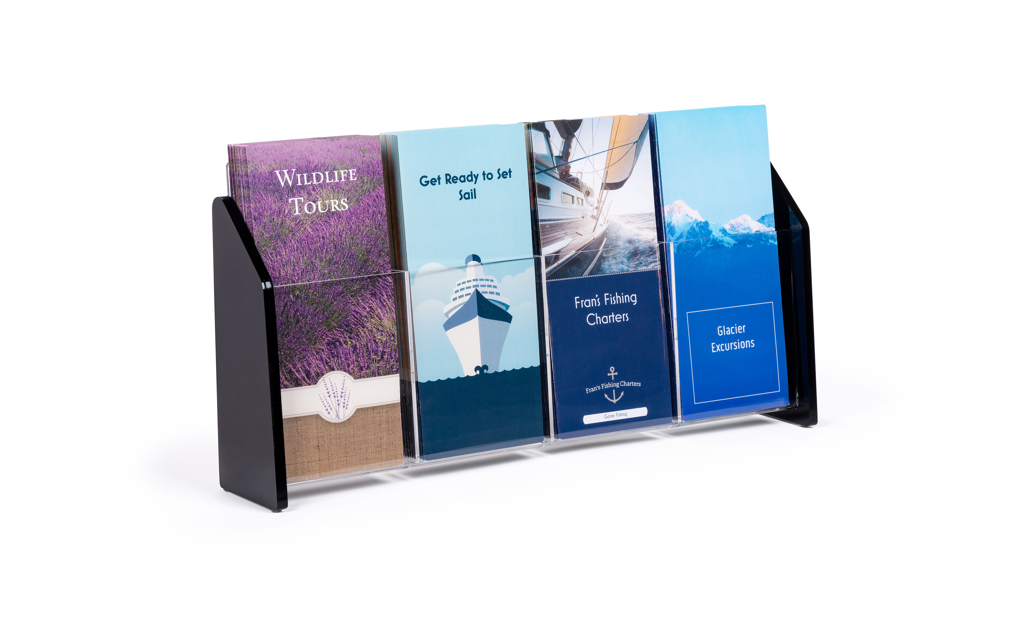 Modern Brochure Display | Multi-Pocket Flyer Holder | Displays2go