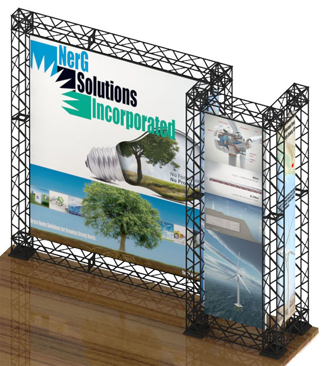 Truss Trade Show Booth | Sturdy Aluminum Module with Travel Case ...