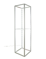 Hardware replacement for 8’ illuminated tower display with push pin assembly