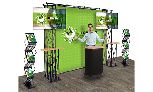 equipment trade show booth