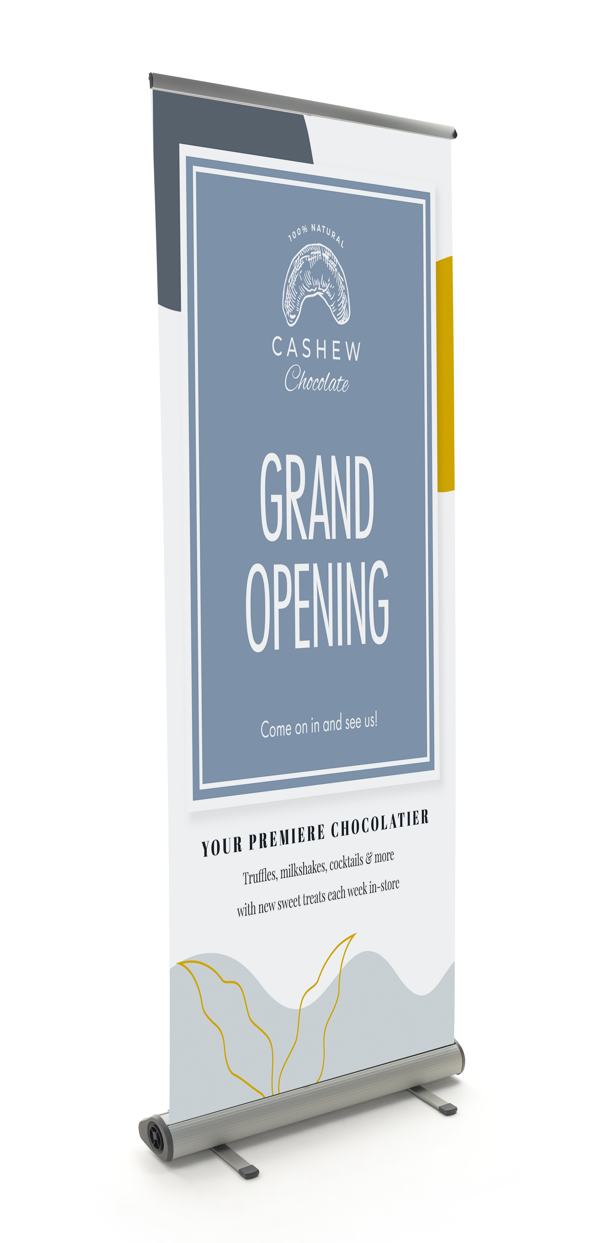 Custom Printed Retractable Banners DIY Personalized Designs