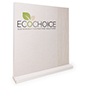 Eco-friendly booth backwall with flat-pack packing 