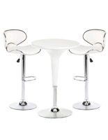 White Trade Show Table and Chairs for Events