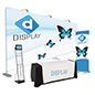 20' trade show package with table covers and pop up banner