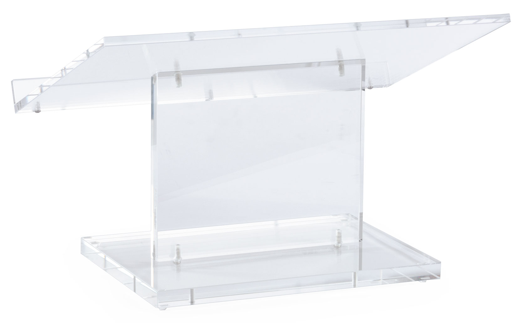 Clear Tabletop Lectern | Knockdown, Easy Assembly | Displays2Go