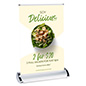 Desktop banner stands with full color printing 